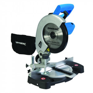 Fierastrau circular de banc 1400W , 210mm , 0-45 ° , Silverline DIY 1400W Compound Mitre Saw 210mm