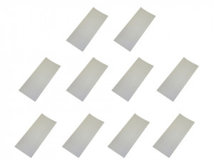 Set 10 benzi slefuitor abrazive dreptunghiulare, 280 x 115 mm, grit 80, alb, Bosch