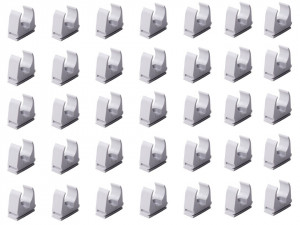 Set 100 cleme fixare teava ppr, cupru, 16mm, Proline