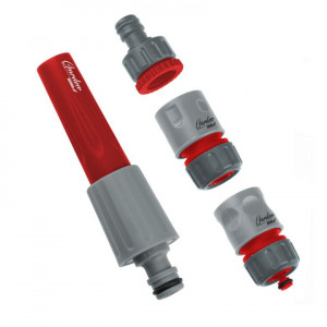 Set complet 4 piese cap furtun aspersor, reglabil, 1/2", Dedra