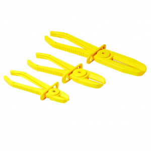Set de cleme / clesti, flexibile pentru furtune 3 piese , Silverline Flexible Hose Clamp Set 3pce