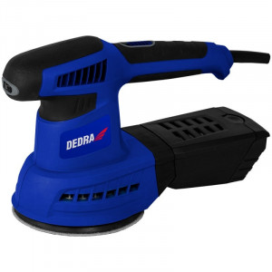 Slefuitor Dedra excentric/orbital/rotativ, cu aspirare praf, 430w