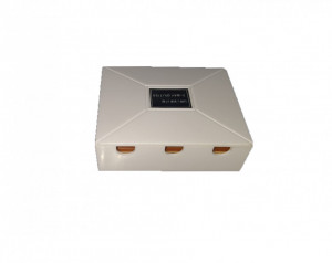 Splitter antena tv, 3 cai, UHF/VHF/FM, 75ohm, filtru, 80 x 70 x30mm, Skytronic