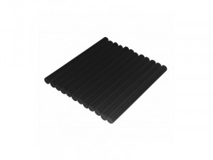 Bagheta silicon universala, negru, set 12buc, 100mm