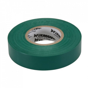 Banda izolatoare, latime 19mm, lungime 33m, verde, Fixman