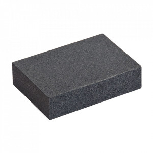 Burete abraziv 4 fete, granulatie fina - extra fina, 70 x 100mm, Silverline