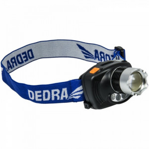Lanterna de cap 3W LED , 250 de lumeni , senzor infrarosu , DEDRA