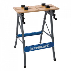 Masa de lucru, greutate suportata 150Kg, 605 x 120mm, Silverline