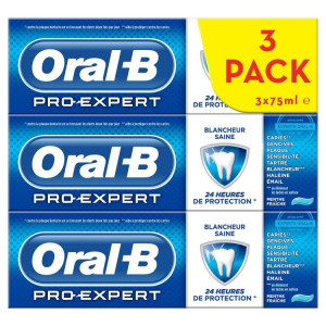 Pachet promo pasta de dinti Oral B, PRO-Expert, 3 x 75ml, albire dinti