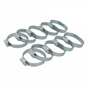 Set 10 coliere metalice profesionale, 30-40mm, Fixman
