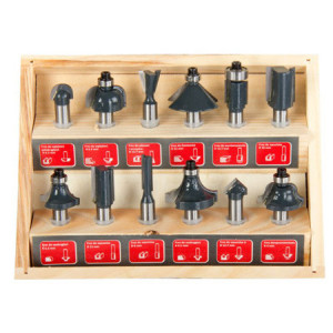 Set 12 freze lemn, prinde 8mm, Proline
