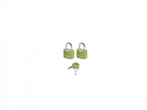 Set 2 mini lacate bagaje, chei unice, Masterlock