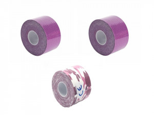 Set 3 banda kinesiologica profesionala, 5 cm x 5m x 3, Eduro