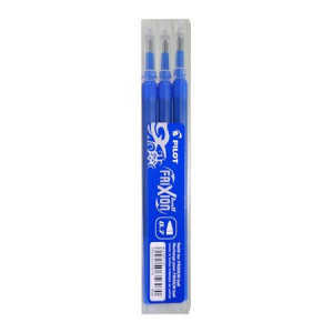 Set 3 rezerve Roller Pilot Frixion Ball, 0.7 mm, Albastru