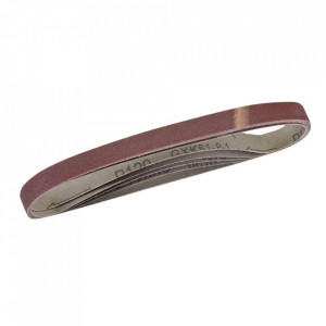 Set 5 benzi slefuitor ingust , 13 x 457mm , grit 40,60,80,120 , Silverline