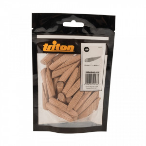 Set 50 dopuri lemn la unghi, lemn stejar, 12.7mm (1/2") - 38.1mm (1-1/2") Triton