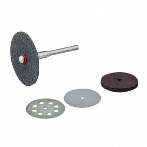 Set de discuri de tăiere și șlefuire pentru unelte rotative , biax , 3.17mm , Silverline Rotary Tool Cutting & Grinding Disc Set 5pce