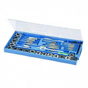 Set filiere 40 piese , Silverline Tap & Die Set 40pce