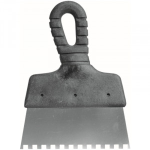 Spatula nivelare cu dinti cu maner de plastic 250mm