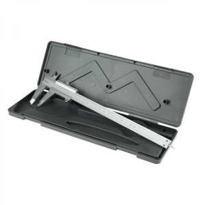 Subler profesional otel carbon, 200mm, geanta transport, Dedra