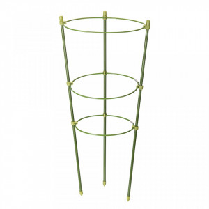 Suport plante gradina, 3 inele, 450mm, Silverline