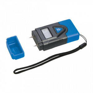 Tester mini umiditate , umidometru lemn, ciment, termometru, Silverline