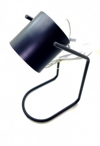 Veioza birou , metal , neagra, dulie E14, putere maxima 1 x 30 W