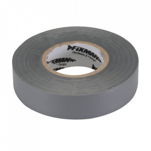Banda izolatoare, latime 19mm, lungime 33m, gri, Fixman