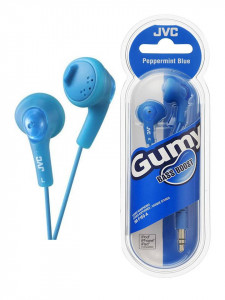 Casti audio In-ear , 1m, albastru peppermint, bass boost, JVC Gumy