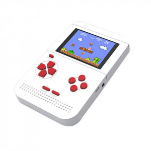 Consola jocuri portabila, 400 de jocuri, alb, lcd color 3", VKTools Plus