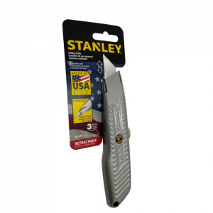 Cutter profesional, 155mm, 3 lame interlock, Stanley