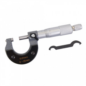 Micrometru masurat exterior, 25mm, Silverline
