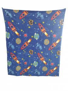 Paturica fleece premium, 150 x 120 cm, rachete, George Home