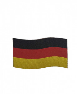 Petic textil, patch brodat , 70mm x 40mm, steag Germania, Wenco