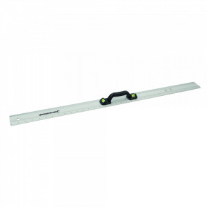 Rigla din aluminium cu nivel / boloboc si maner, 900mm , Silverline Marking Level