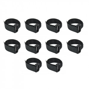 Set 10 benzi velcro cu catarama,alb, 16 x 210mm, Dedra