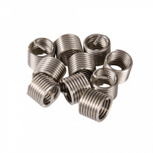 Set 10 bucati insertie spiralata reparat filete, M12 x 1.75mm x 1D, Silverline