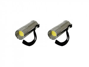 Set 2 lanterne mini profesionale, led COB, aluminiu, Eveready