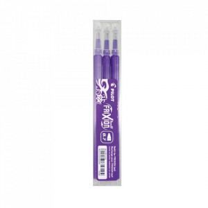 Set 3 rezerve Roller Pilot Frixion Ball, violet