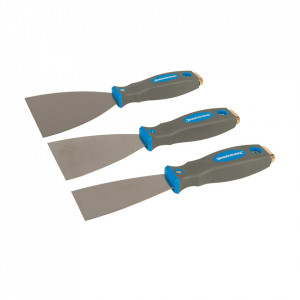 Set 3 spaclu otel, cap metalic robust, 50mm, 75mm, 100mm, Silverline