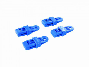Set 4 prinderi foaie cort fara gaurire, Silverline