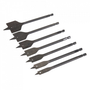 Set 7 freze lemn , otel-carbon, 10-40 mm , Silverline
