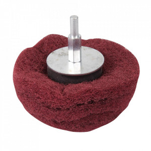 Tambur slefuit sfera, 100mm, grit 240, nailon, Silverline