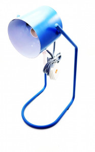 Veioza birou , metal , albastru, dulie E14, putere maxima 1 x 30 W