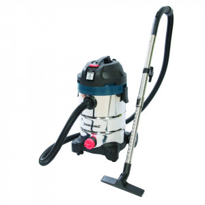 Aspirator profesional Silverstorm 1250W 30Ltr , inox , functie pornire automata, Silverline Silverstorm 1250W Wet & Dry Vacuum Cleaner 30Ltr