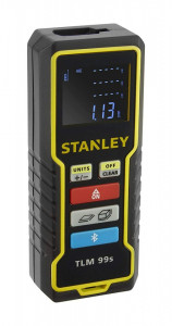Telemetru laser 30m, ecran lcd, bluetooth Stanley TLM99s