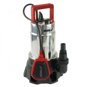 Pompa submersibila apa curata murdara cu plutitor, INOX, 1000w, 19500L/ora, 1'',5/4'',3/2", Dedra