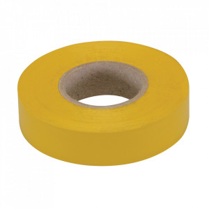 Banda izolatoare, latime 19mm, lungime 33m, galben, Fixman