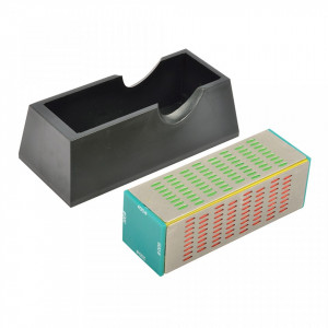 Dispozitiv ascutit diamantat, 4 fete cu suport, 160x55mm, 600, 400, 300 ,200, Silverline