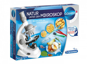 Microscop educativ copii , 100x, 300x, 600x, Clementoni